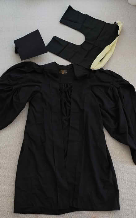 Photo of free Academic cap & gown all in black (Ealing W5) #1