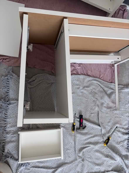 Photo of free Dismounted ikea desk (North acton) #4