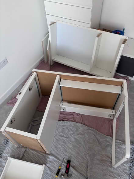 Photo of free Dismounted ikea desk (North acton) #2
