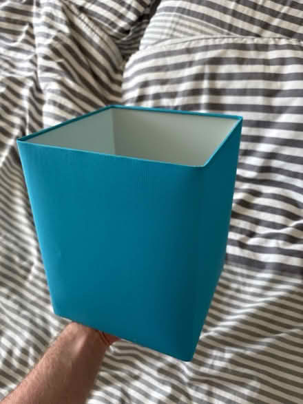 Photo of free Blue lamp shade (Seaforth L21) #1