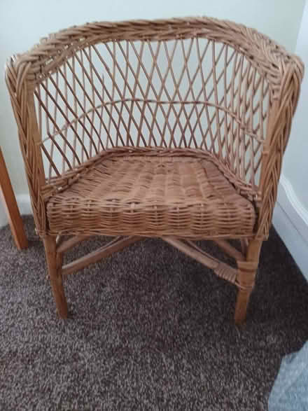 Photo of free Small child's rattan chair (Hollingbury BN1) #1
