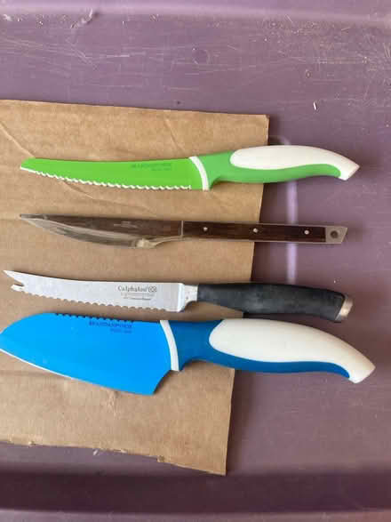 Photo of free Four kitchen knives (Waltham ma) #1