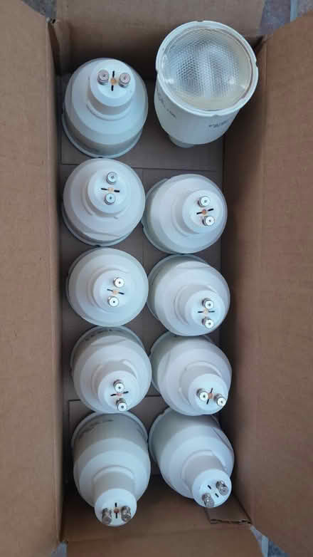 Photo of free Compact Fluorescent GU10 lamps, 240V (Upton CH2) #1