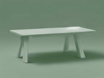 Photo of Small oak side table or coffee table (Benfield Valley BN41) #1
