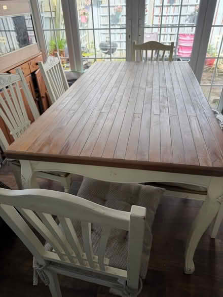Photo of free Table and six chairs (Drumgor BT65) #1