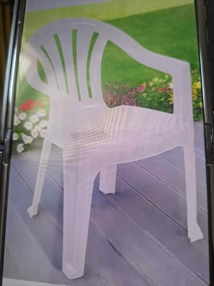 Photo of free Burgundy Garden Table & Chairs (Crofton Park, Brockley) #3