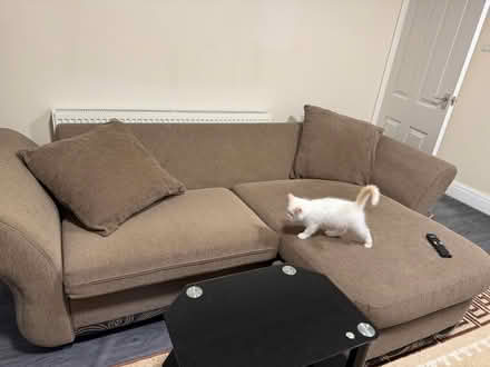 Photo of free Red sofa (Higher Broughton M7) #4