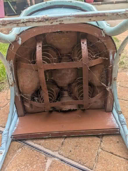 Photo of free For repair - Lloyd loom chair (Wheathampstead AL4) #4