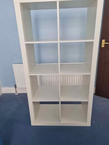 Photo of free Two White Kallax 2x4 (Hanover BN2) #1
