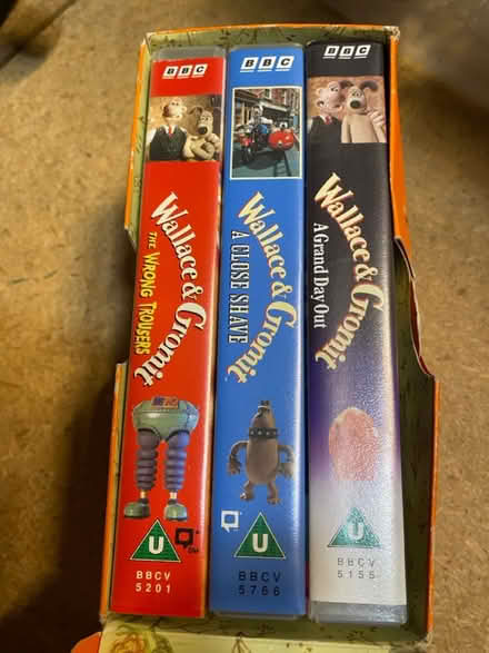 Photo of free Wallace and Gromit VHS tapes (Ipswich IP4) #1