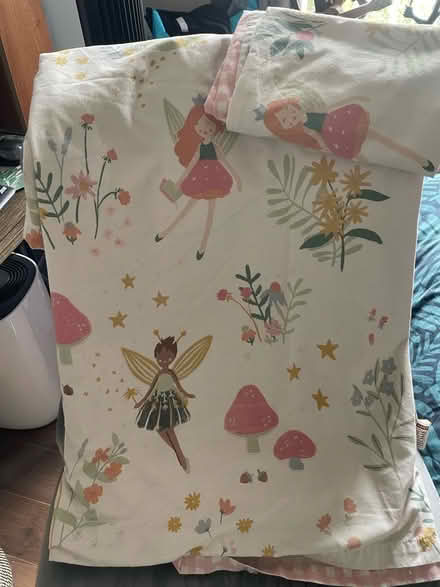 Photo of free Girls Fairy Single bed duvet cover & pillpwcase (Leytonstone E11) #1