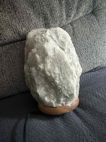 Photo of free Salt Health Lamp, grey and orange tones (Milton OX14) #1