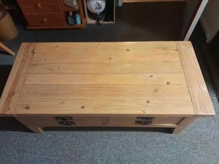 Photo of free Solid wooden coffee table (Redditch B98) #3