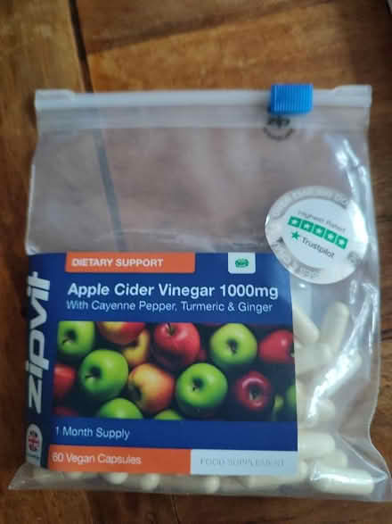 Photo of free Apple cider vinegar capsules. Unopened (Kenton NE3) #1