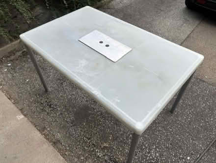 Photo of free Plastic Top Table (Drumoak AB31) #1