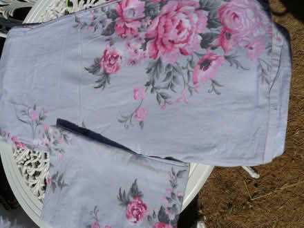 Photo of free Single duvet cover. Brushed cotton. Grey & pink floral (Kempsey WR5) #1