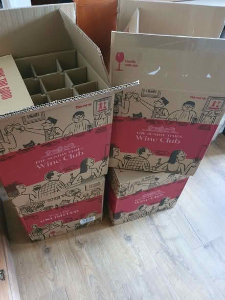 Photo of free 4 sturdy boxes good for moving or storage (Whalley BB7) #1