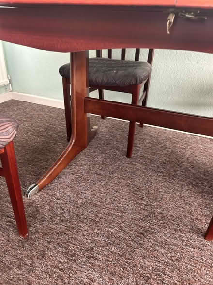 Photo of free Extending Table and 4 chairs (LE6 Groby Leicester) #3