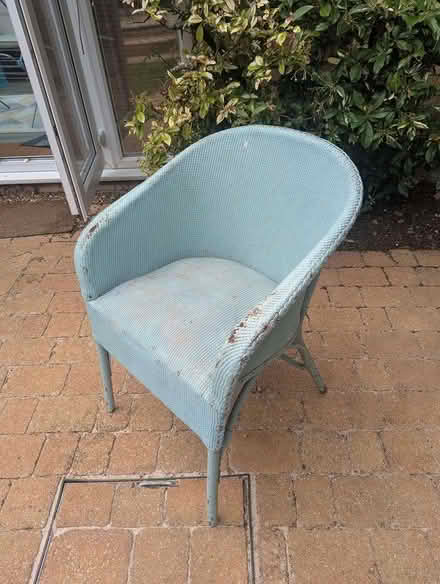 Photo of free For repair - Lloyd loom chair (Wheathampstead AL4) #2