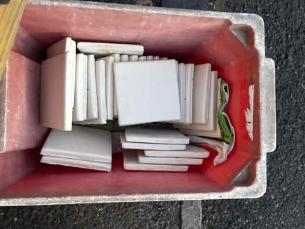Photo of free 30 cream tiles 10cms x 10 cms (Malvern Link WR14) #1