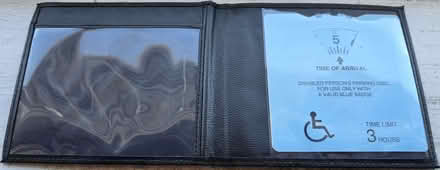 Photo of free Disabled badge holder (Lower Place OL16) #2