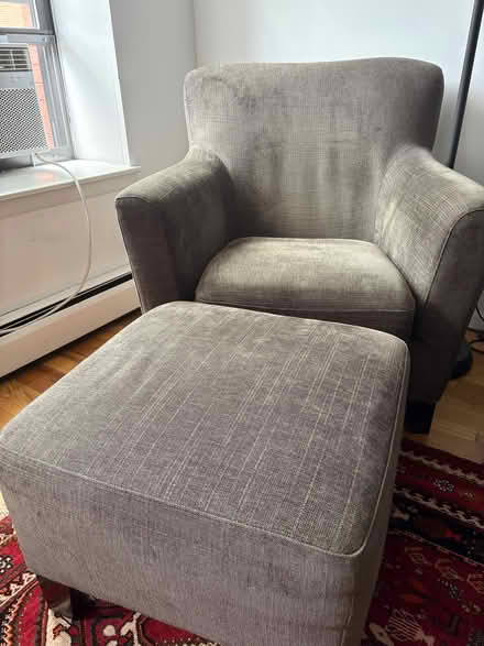 Photo of free Arm chair & ottoman in great shape (Nolita/Bowery) #1