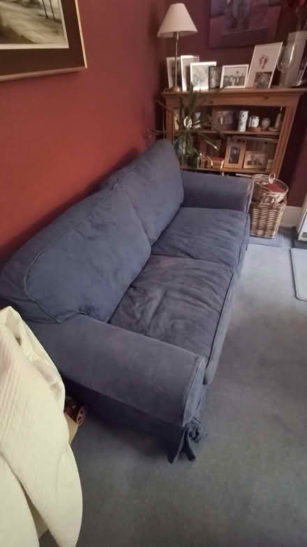 Photo of free IKEA Ektorp sofa & footstool with storage. (Bengeo SG14) #2