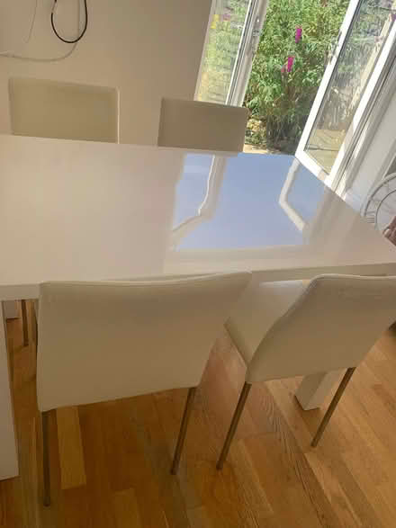 Photo of free Small dining table & 4 chairs (PO7) #1