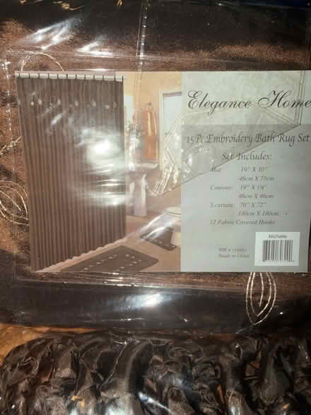 Photo of free Shower curtain with rings (Stuyvesant Heights) #1