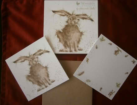 Photo of free “Hare-Brained” Notecard Pack (Denham UB9) #1