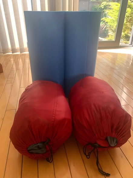 Photo of free 2 sleeping bags and mats (Sandling ME14) #1