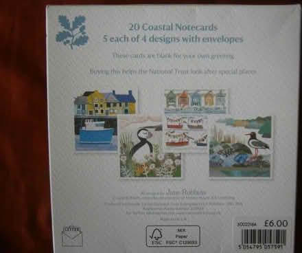 Photo of free National Trust Coastal Notecard pack (Denham UB9) #2