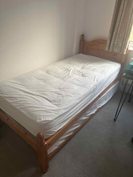 Photo of free Single trundle bed (Pembury TN2) #1