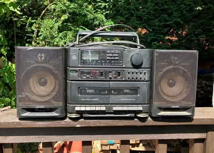 Photo of free GE portable stereo/boombox. Works (Fremont) #1