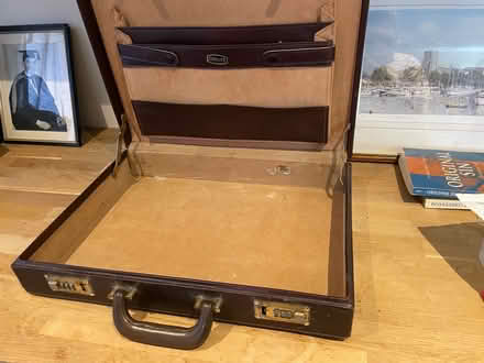 Photo of free Brown briefcase (West Ewell KT19) #3