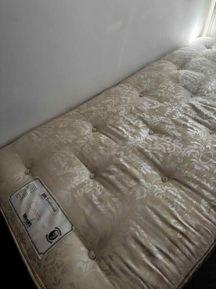 Photo of free Single bed with mattress & headboard (Woodhall Farm HP2) #3