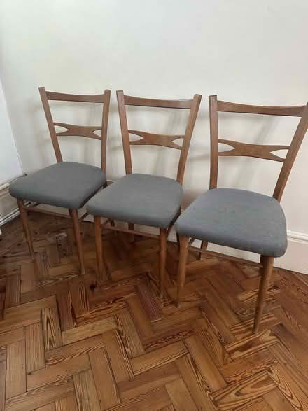 Photo of free 3 mid century chairs (Teddington TW11) #1
