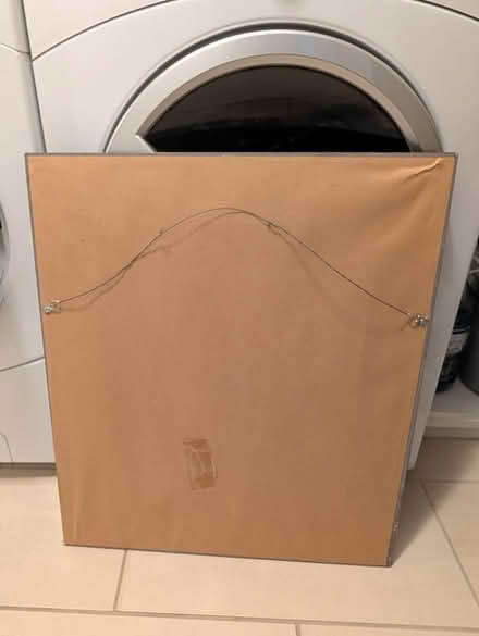 Photo of free Dark brown wood framed mirror (Harrison neighbourhood, Milton) #2