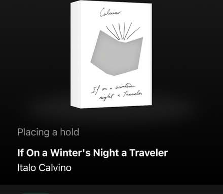 Photo of If On a Winter’s Night A Traveler (Maple Leaf) #1