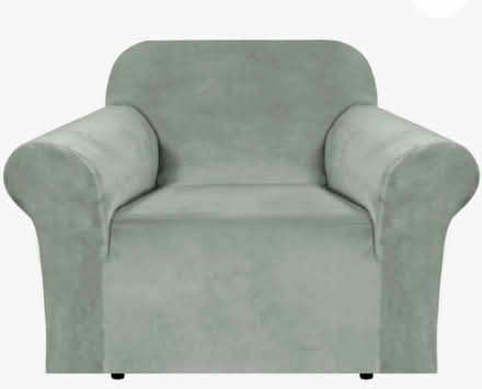 Photo of free NEW armchair slipcover (Upper Patten) #1