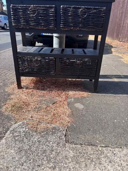 Photo of free Wooden storage unit with 4 drawers (Hemel Hempstead HP2) #1