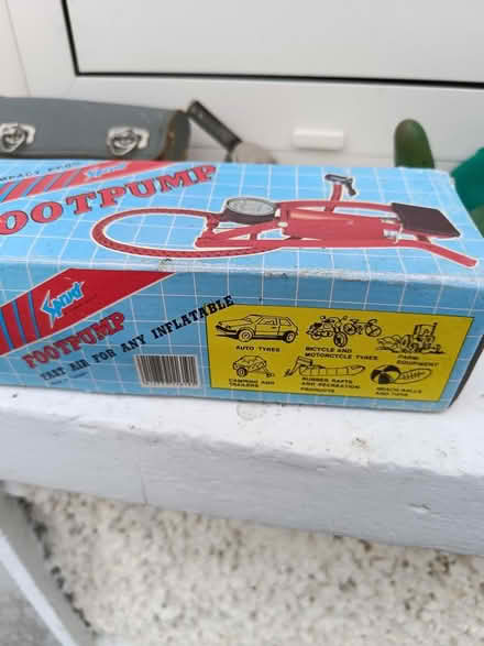 Photo of free Foot pump (unused) (North Dublin Fairview/Clontarf) #2