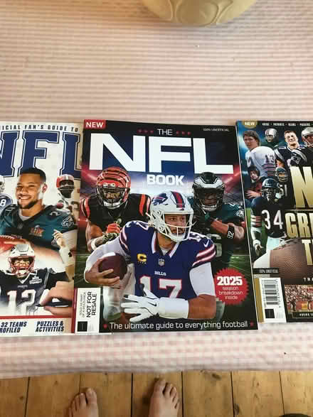 Photo of free NFL bookazines (Off Woodbridge road IP4) #1
