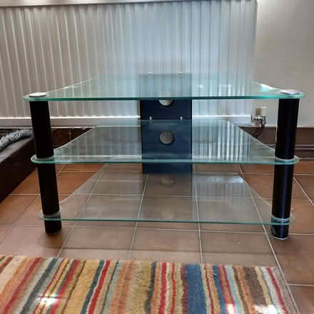 Photo of free Glass TV stand (Shavington CW2) #1