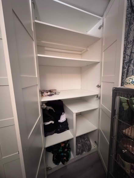Photo of free IKEA Pax double wardrobe white (Anerley SE20) #3