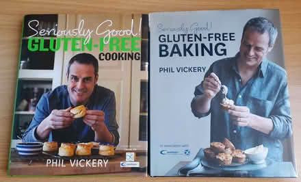 Photo of free 2 x Phil Vickery Gluten-Free Cookbooks Cooking and Baking (Taunton Pyrland & Rowbarton District Ward TA2) #1