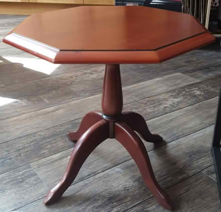 Photo of free Mahogany Octagonal Side Table (Dimbles WS13) #1