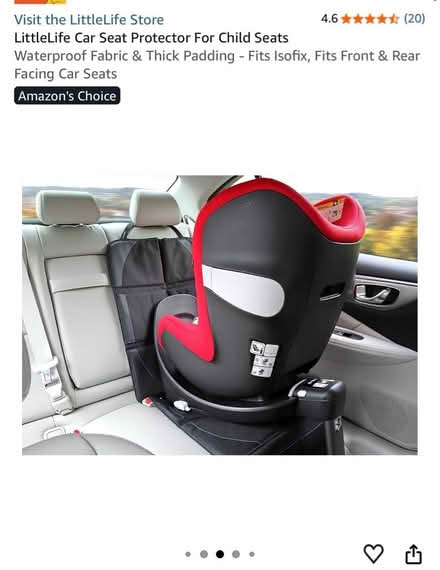 Photo of free X2 car seat protector (South Kensington W8) #3