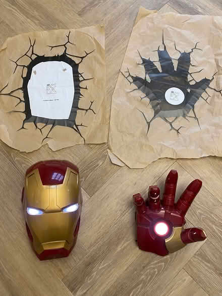 Photo of free Iron Man Mask and Hand Lights (Dronfield S18) #1