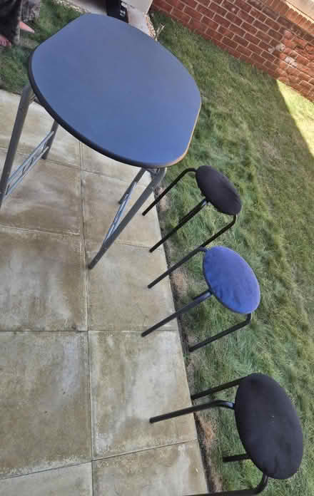Photo of free Small table and 3 stalls (Crewkerne) #1